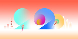 数字92的多彩渐变艺术图案