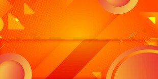 橙色几何抽象背景图案