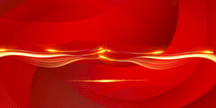 红色动感光线抽象背景图