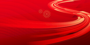 红色动感线条背景图