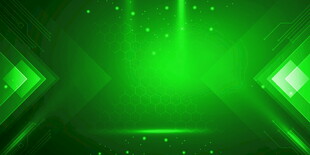 炫酷绿色科技风背景画面