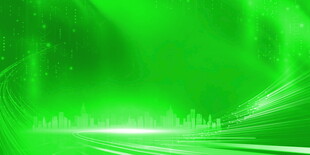 梦幻绿色光效背景图