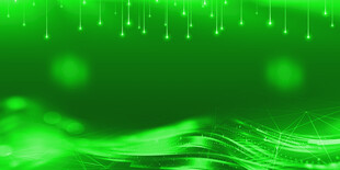 梦幻绿色光效背景图