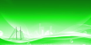 绿色梦幻帆船背景图