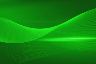 绿色动感波浪背景图