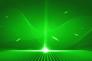绿色炫光激光特效背景