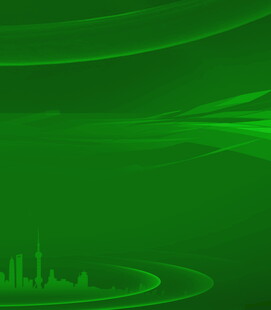 绿色科技风城市背景图