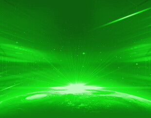 绿色炫光科技感背景画面