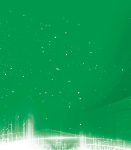 梦幻绿色星空背景图