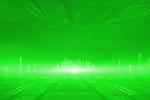绿色光效科技感背景画面