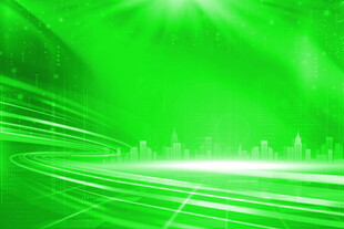 绿色炫光动感线条背景