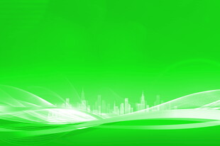 绿色梦幻城市远景背景