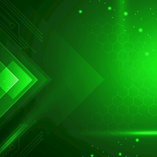 绿色炫酷科技风背景图