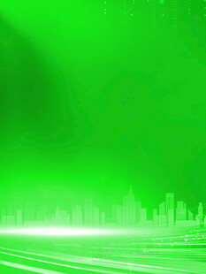 绿色科技城市景观背景图
