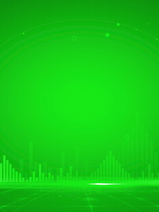 绿色科技感音频波形背景