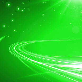 绿色炫光动感线条背景图