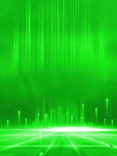 绿色科技感光线背景图