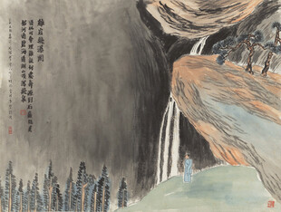 齐白石山水间的古人活动图景