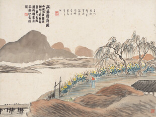 齐白石山水间的诗意景致