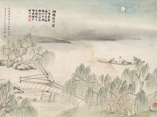 齐白石水墨山水间的诗意景致