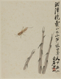齐白石水墨蜻蜓图