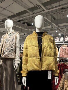 时尚羽绒服展示