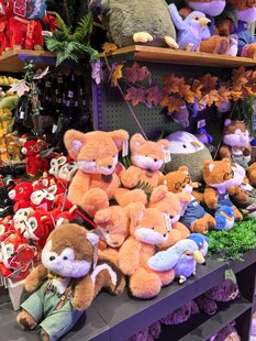 可爱毛绒玩具陈列展示