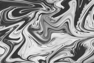 黑白流体艺术纹理图案