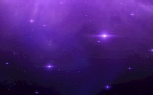 梦幻紫色星空夜景