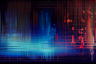 科技感数字光影背景图