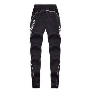 黑色个性图案骑行长裤