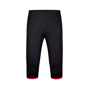 黑色运动七分裤