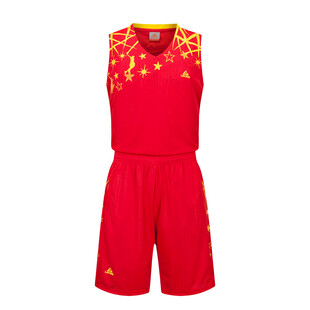中国风红色运动套装