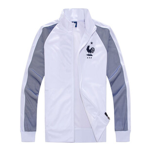运动风拉链立领休闲外套