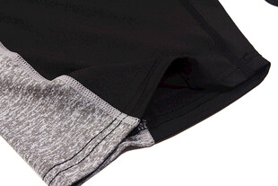 黑灰拼接运动裤细节展示