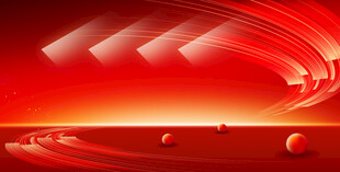 红色动感科技风背景图