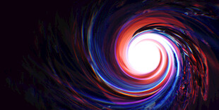 炫彩旋转光效漩涡图案