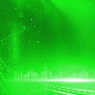梦幻绿色科技背景图