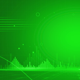 绿色科技线条背景图