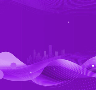 紫色动感城市背景图