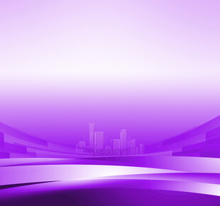 紫色梦幻城市风景背景图
