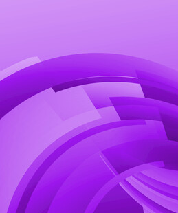 紫色立体抽象几何图形