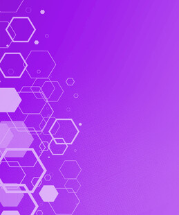 紫色六边形科技背景图案