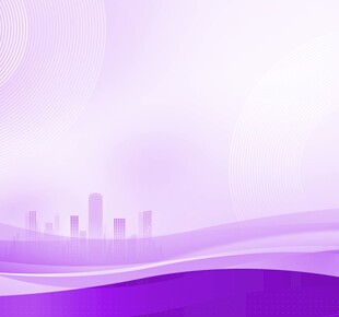 紫色城市背景图