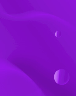 梦幻紫色流体与球体背景