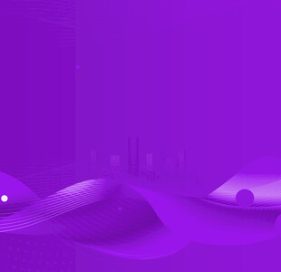 紫色梦幻科技场景画面