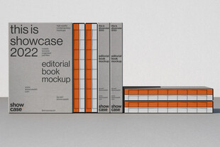 画册 样机 贴图 册子 网格 