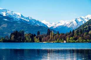 雪山湖泊自然风光美景