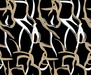 几何抽象图案纹理设计