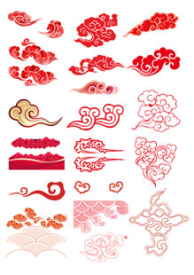 中式传统云纹图案集合